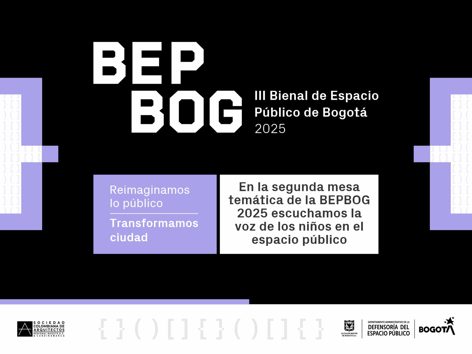 En la segunda mesa temática de la BEPBOG 2025 escuchamos la voz de los niños en el espacio público