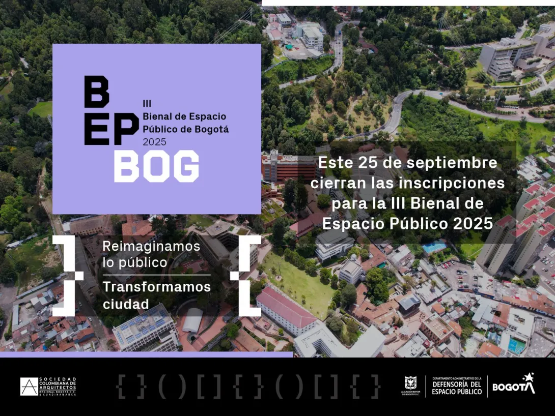 Este 25 de septiembre cierran las inscripciones para la Bienal de Espacio Público 2025